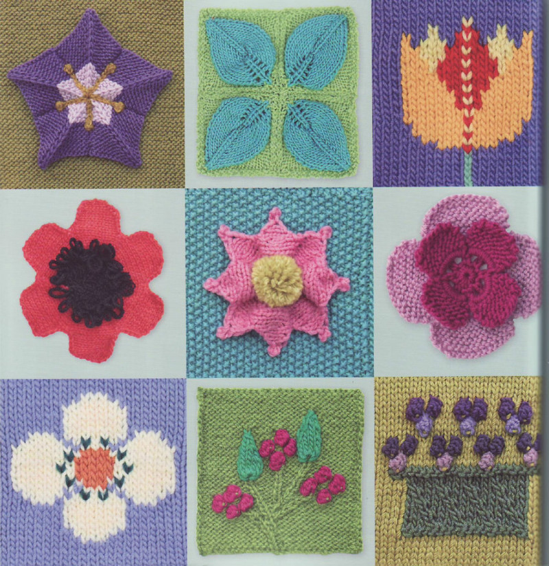 75 Floral Blocks to Knit - 紫蘇 - 紫蘇的博客