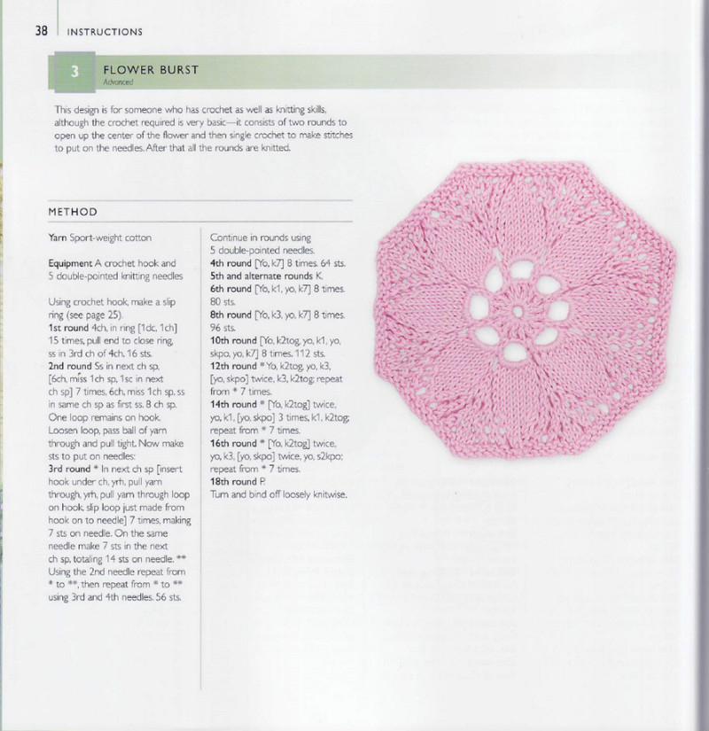 75 Floral Blocks to Knit - 紫蘇 - 紫蘇的博客