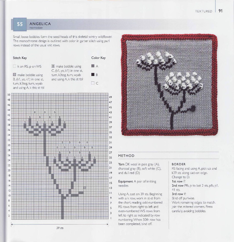 75 Floral Blocks to Knit - 紫蘇 - 紫蘇的博客