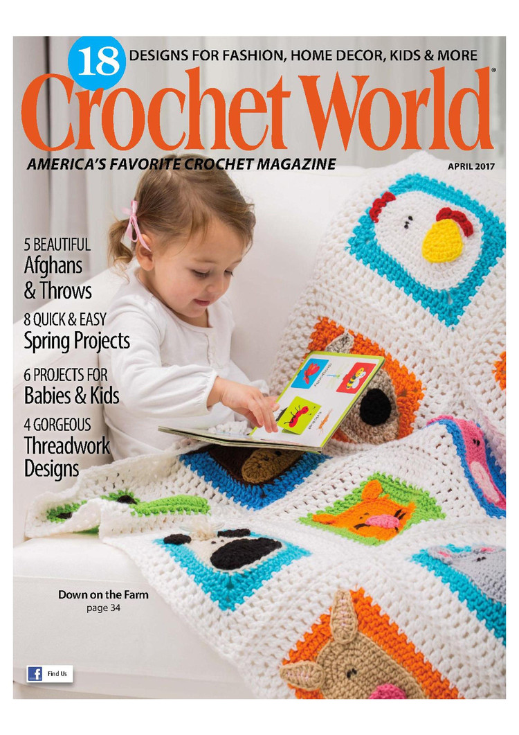 Crochet World Vol.40 №2 2017 - 輕描淡寫 - 輕描淡寫