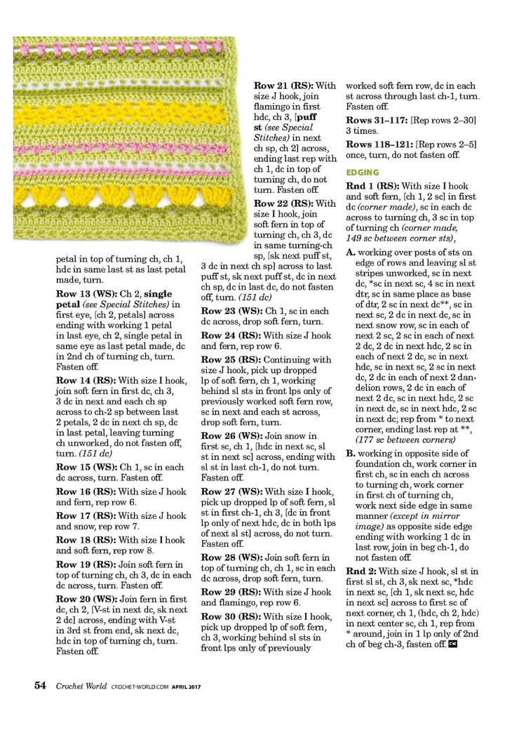 Crochet World Vol.40 №2 2017 - 輕描淡寫 - 輕描淡寫