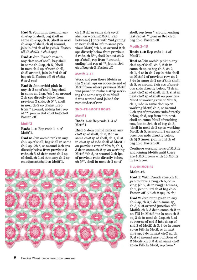 Crochet World Vol.40 №2 2017 - 輕描淡寫 - 輕描淡寫