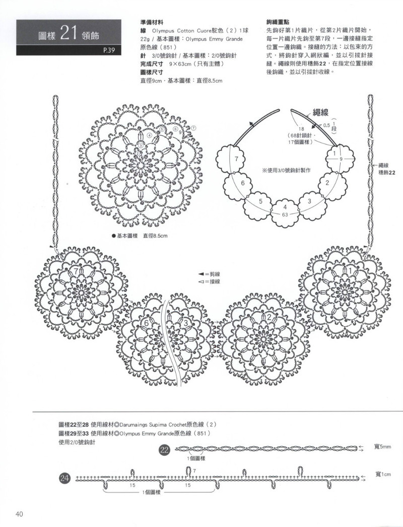 Crochet Lace Floral Applique 2011 - 紫蘇 - 紫蘇的博客