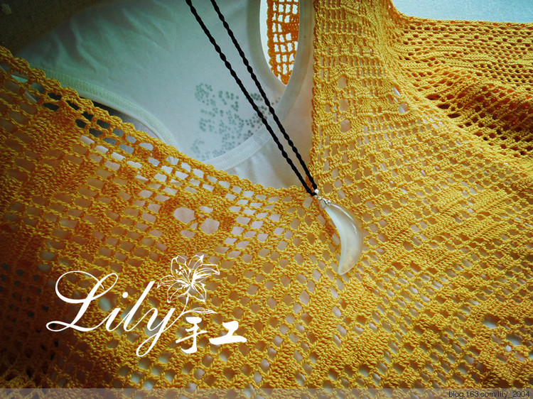 【Lily手工】--香雪蘭--簡單又好鉤的蕾絲罩衫 - Lily - Lily的手工編織天地