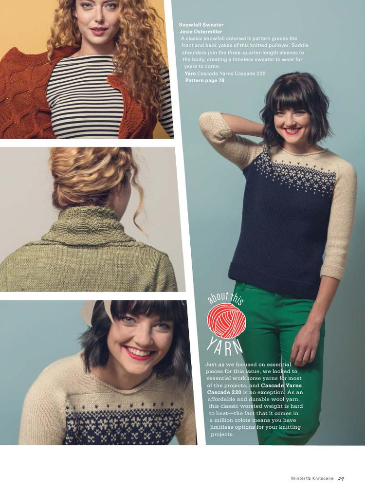 Knitscene  Winter 2015 - 輕描淡寫 - 輕描淡寫