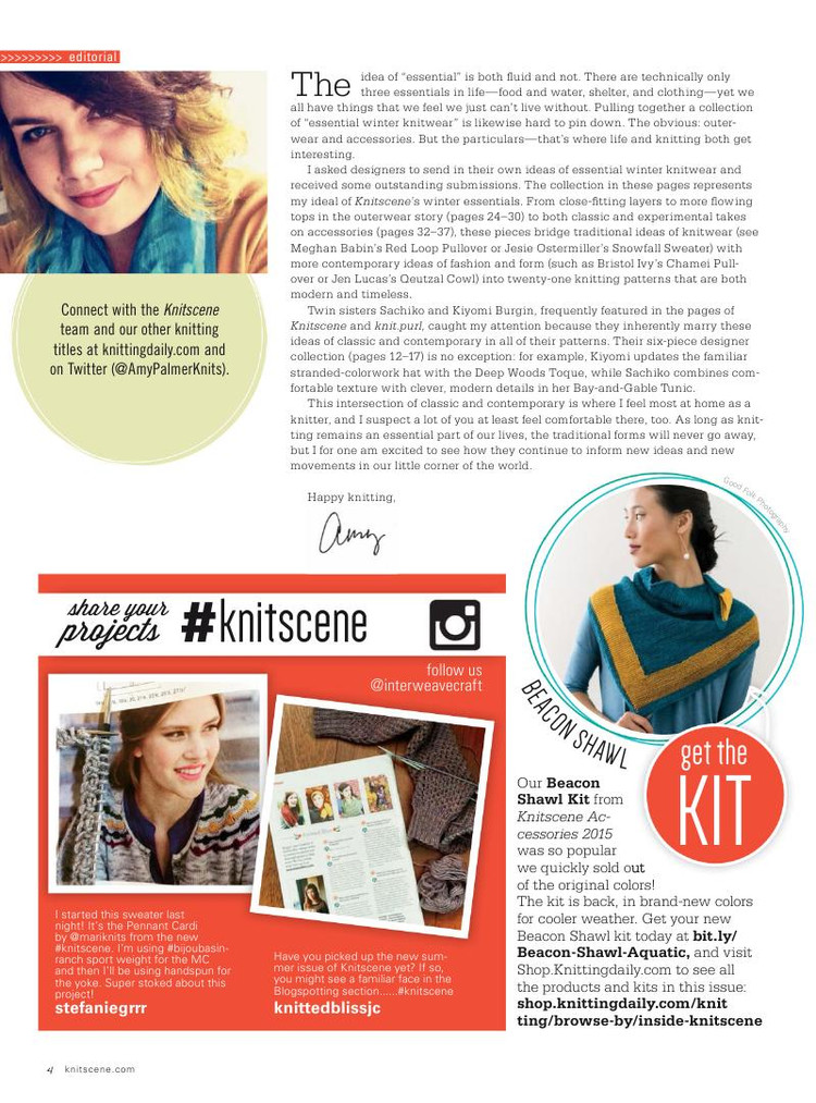 Knitscene  Winter 2015 - 輕描淡寫 - 輕描淡寫