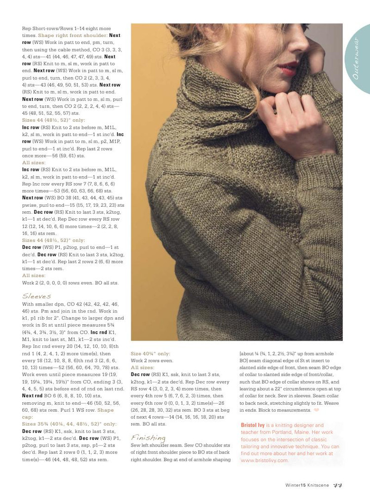 Knitscene  Winter 2015 - 輕描淡寫 - 輕描淡寫