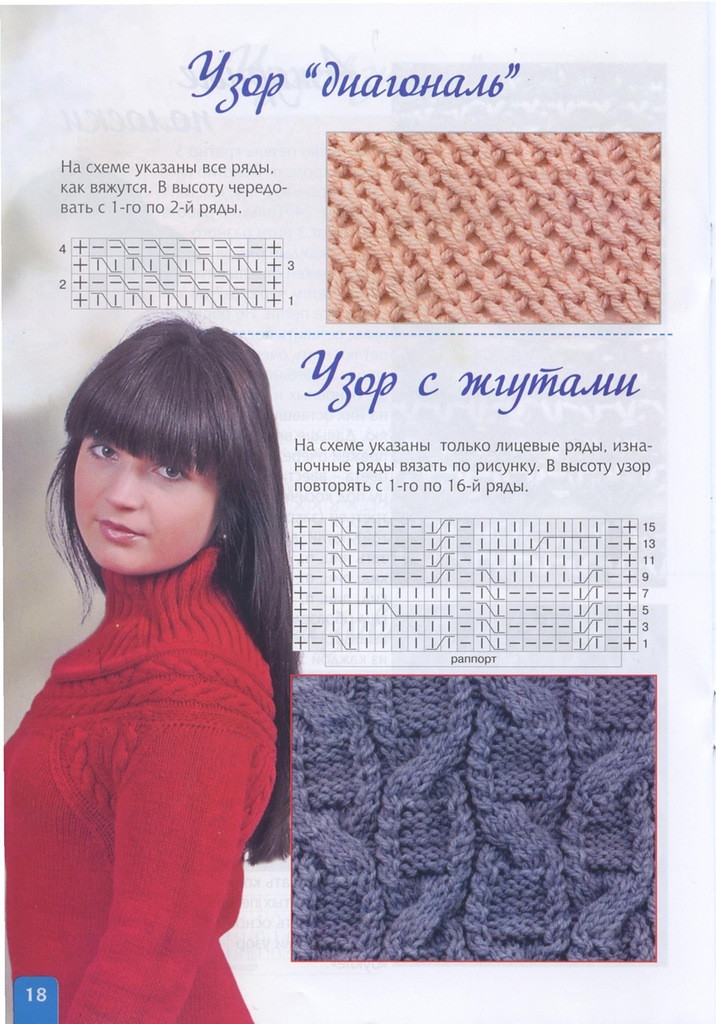 Вяжем САМИ узоры編織圖案 - 紫蘇 - 紫蘇的博客