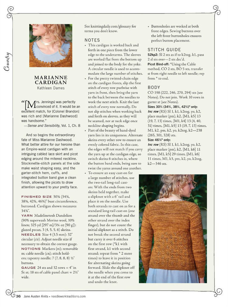 Interweaves Jane Austen Knits  Special Issue2015 - 輕描淡寫 - 輕描淡寫